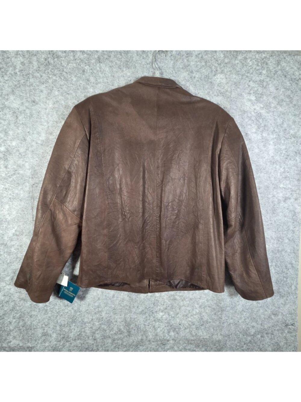 Bottega Fiorentina NWT Men's Leather Jacket Brown Size 48 (medium) - Picture 6 of 8